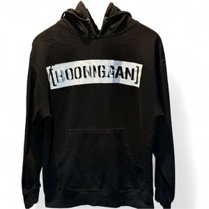 Hoonigan Racing Censor Bar Medium Black Hoodie. P-P 22” L25”